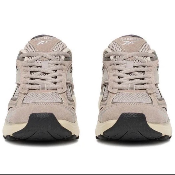 Beige Mesh Male Running Sneakers - Brand Reebok - Picture 3 of 8
